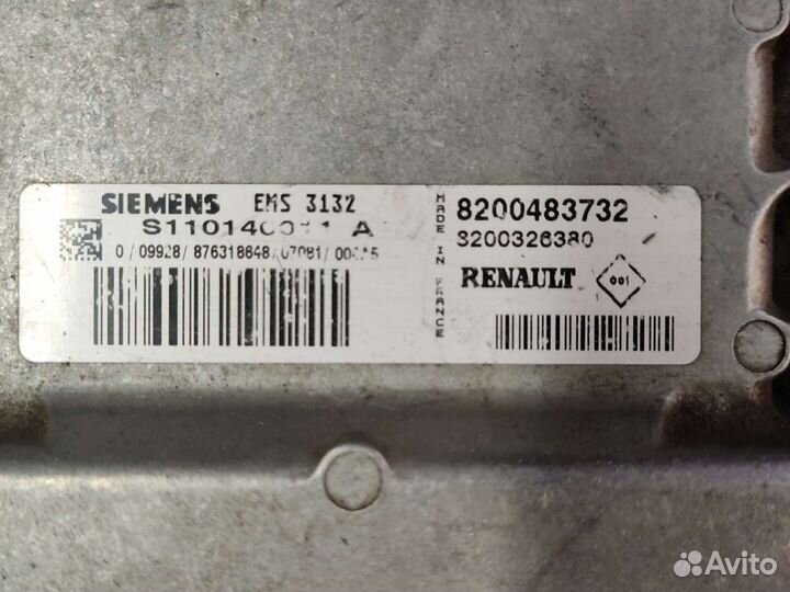 Эбу Renault Logan