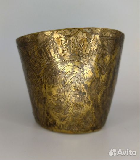 Старинная чаша от потира 19 век