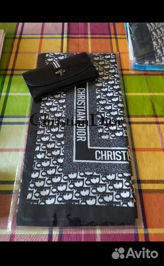 Набор кошелек+платок бренд