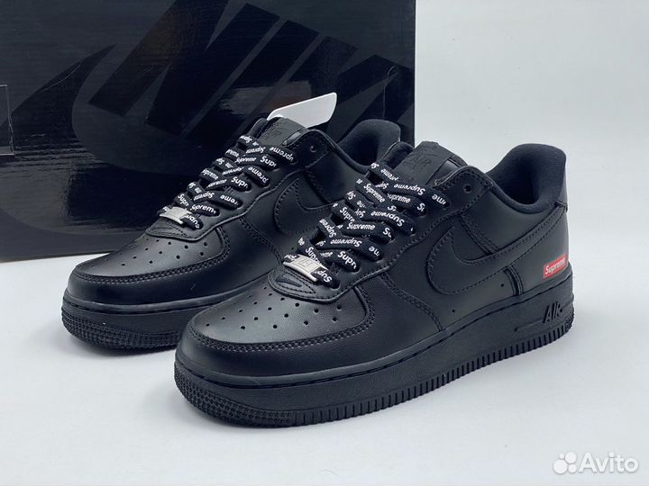 AIR force 1 LOW supreme black