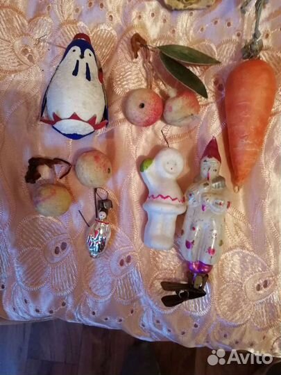 Старинные елочные игрушки, цена договорная