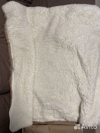 Зимний детский конверт на выписку с одеялом