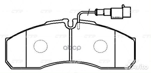 CKN-133 GK0848 Колодки тормозные дисковые GK0