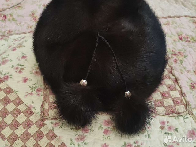 Берет норковый женский разм.56 б/у