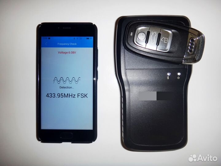 Bыкидной (складной) чип ключ для автомобиля