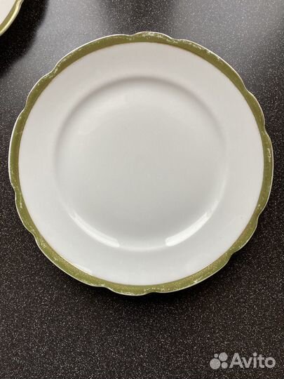 Тарелка фарфор кузнецов