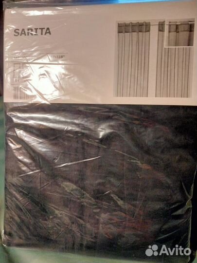 Шторы тюль легкие гардины органза Sarita IKEA