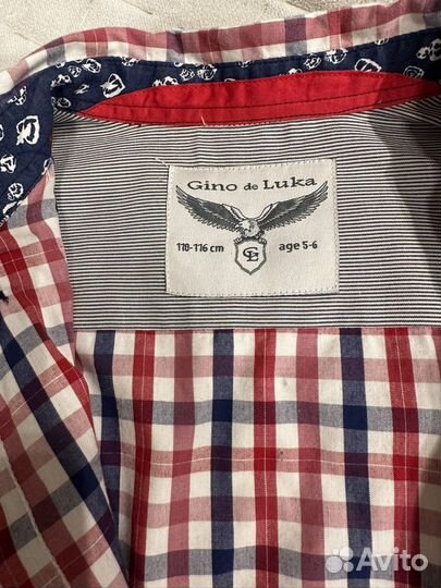 Рубашка для мальчика Gino de Luka