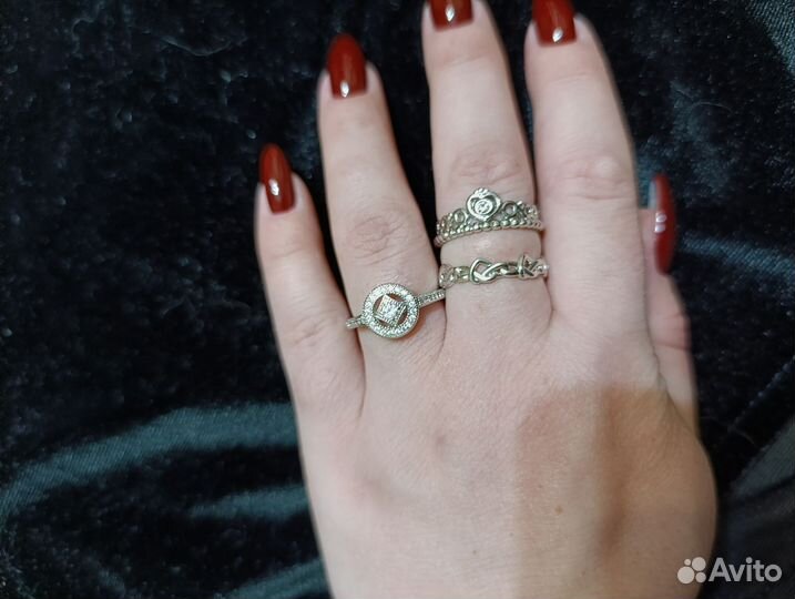 Бижутерия Серьги Кольца