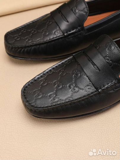 Мокасины мужские кожаные Gucci 39-46