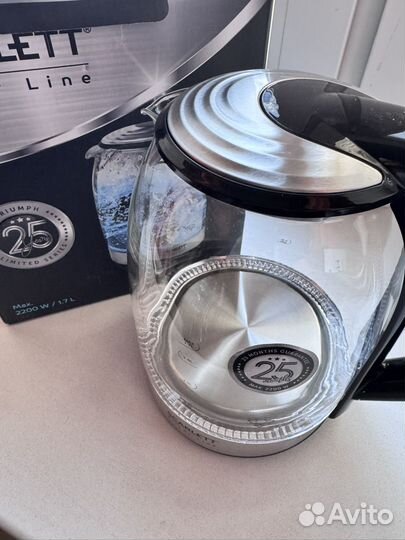 Чайник scarlett, с подсветкой, новый