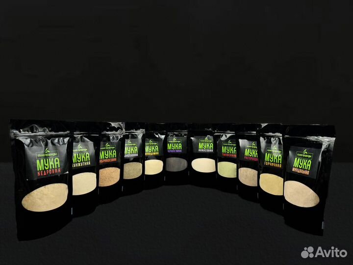 Мука Кедровой орех 400 гр, от 1 кг,розница и оптом