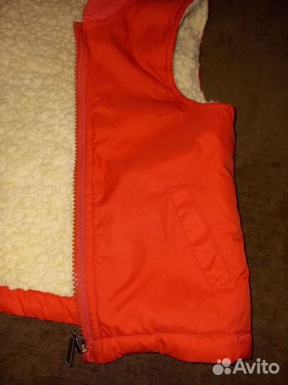 Жилетка для девочки балоньевая с подкладкой