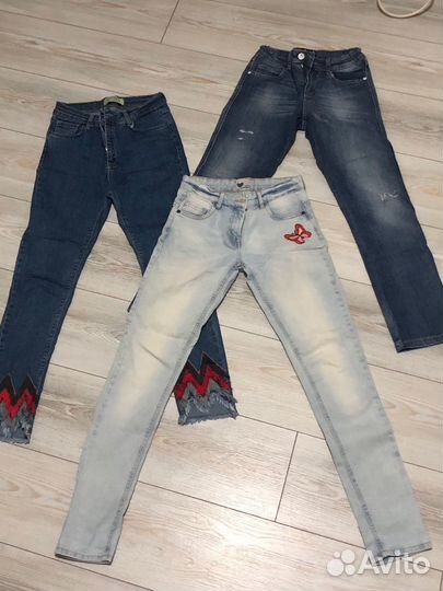 Джинсы, брюки, шорты, лосины 10-13л