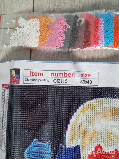 Алмазная мозаика кошки набор для сборки