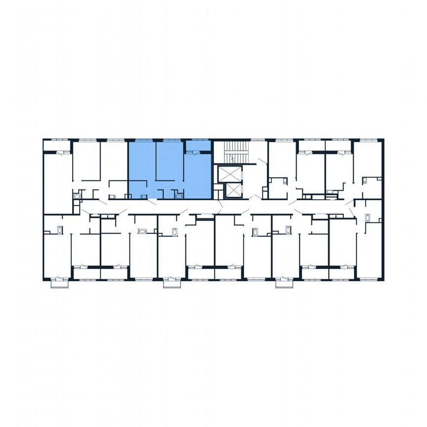 2-к. квартира, 51,3 м², 4/13 эт.