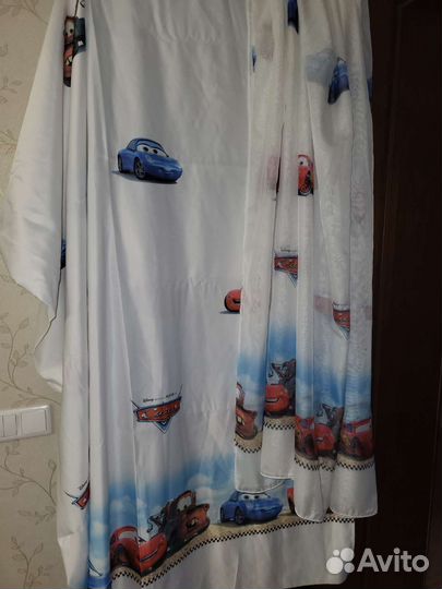 Комплект шторы и тюль бу