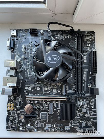 Комплект intel core i3 10105+ msi h510m-a-pro+8gb