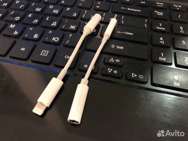Переходник для наушников iPhone lighting aux