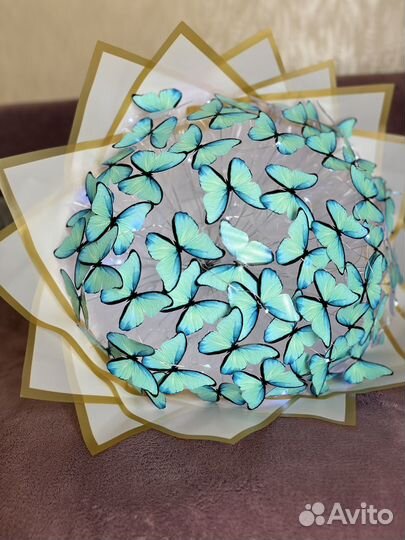 Букет с подсветкой 55 штук