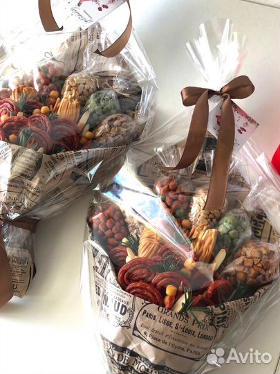 Мужской букет съедобный