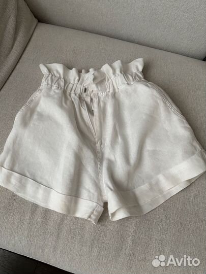 Шорты лён белые Posse