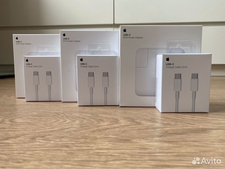 Зарядка MacBook USB-C 61w + кабель Оригинал Новая