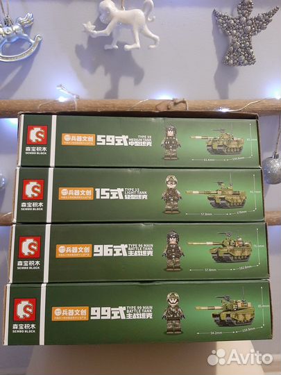 Конструктор Sembo block военная техника