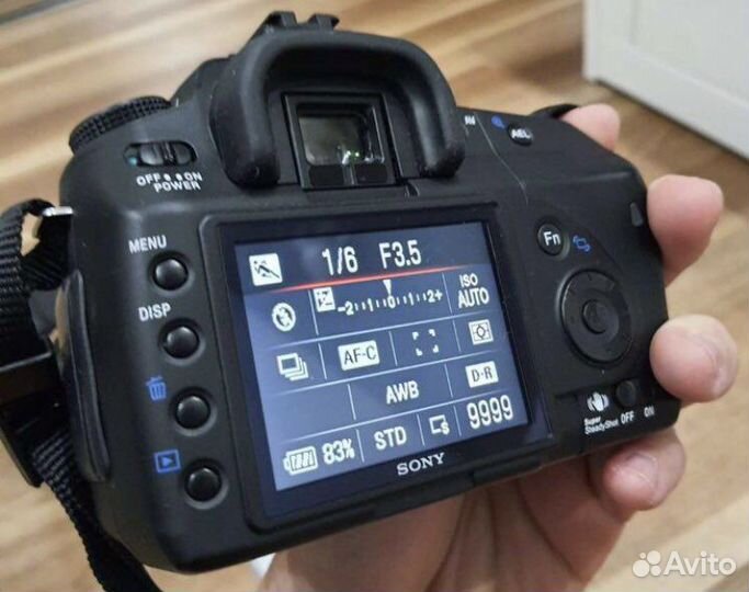 Зеркальный фотоаппарат sony Alpha A200