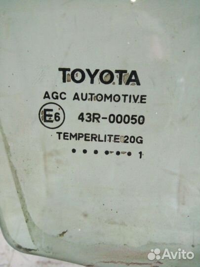 Стекло переднее правое Toyota Camry V40 2azfe