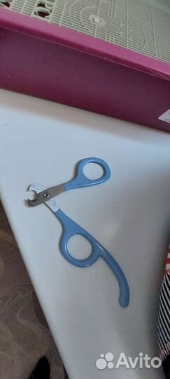 Лоток для кошки, ножницы для когтей и лежанка