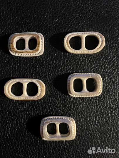 Пуговицы декоративные застежки из рога оленя