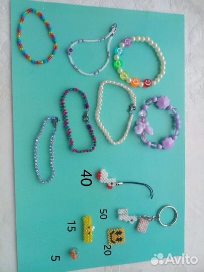Изделия из бисера брилоки и браслеты