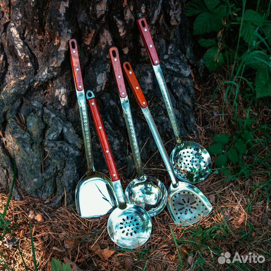 Шумовка и Половник для казана