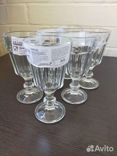 Бокалы для вина IKEA покал 6шт