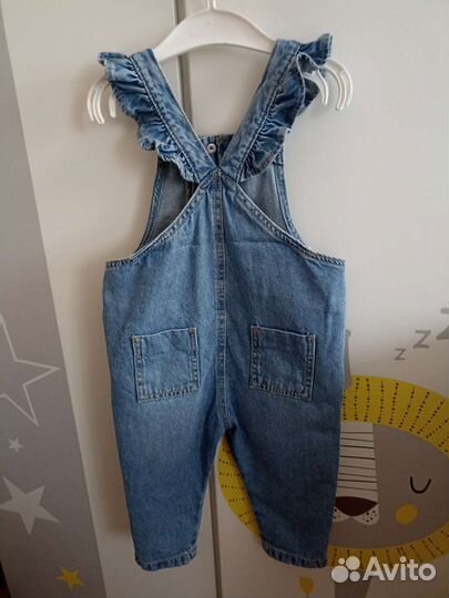 Джинсовый комбинезон zara 86