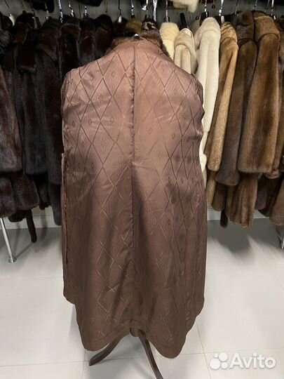 Стильная шуба - поперечка из норки 48-50 р