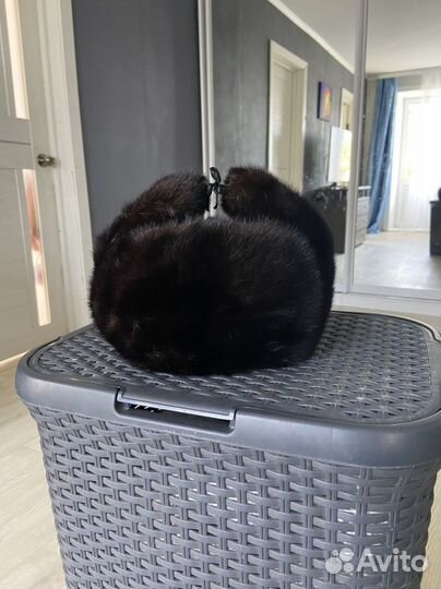 Норковая шапка мужская