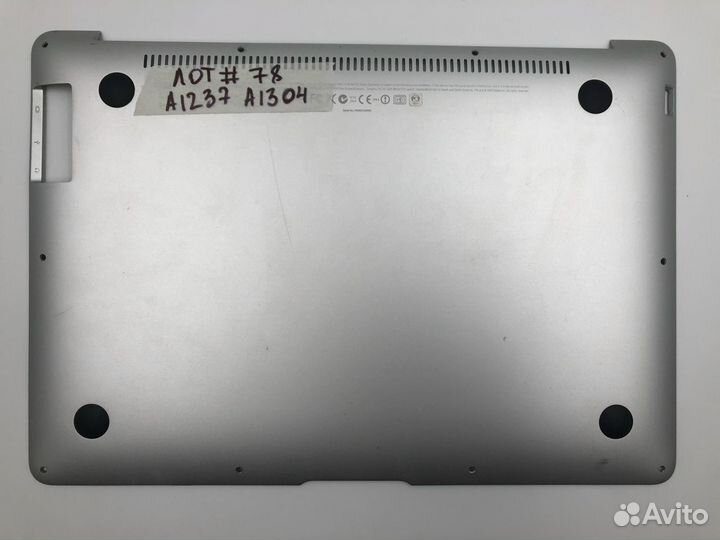 Нижняя крышка MacBook A1237, A1304 (2009-2010) Б/У