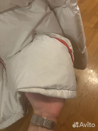 Adidas Super Puffy белый пуховик