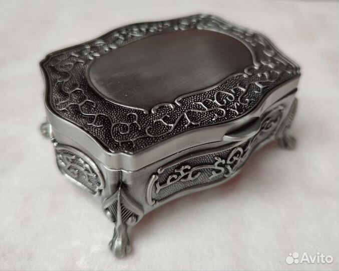 Шкатулка металл для украшений 