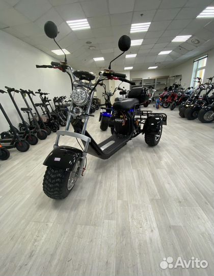 Электроскутер трехколесный Citycoco x11pro trike
