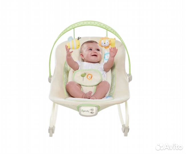 Шезлонг детский с музыкой