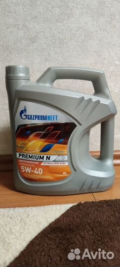 Моторное масло Gazpromneft Premium N 5w-40