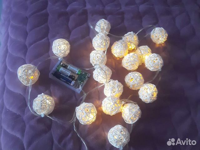 Безопасная гирлянда на батарейках