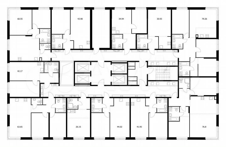 Квартира-студия, 26,2 м², 13/21 эт.