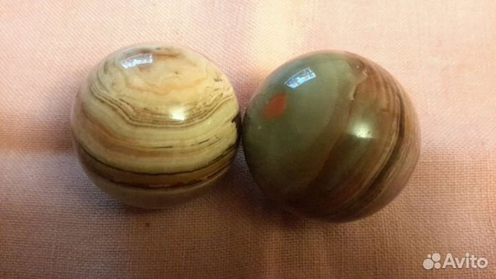 Массажные шары Баодинг. Натуральный камень