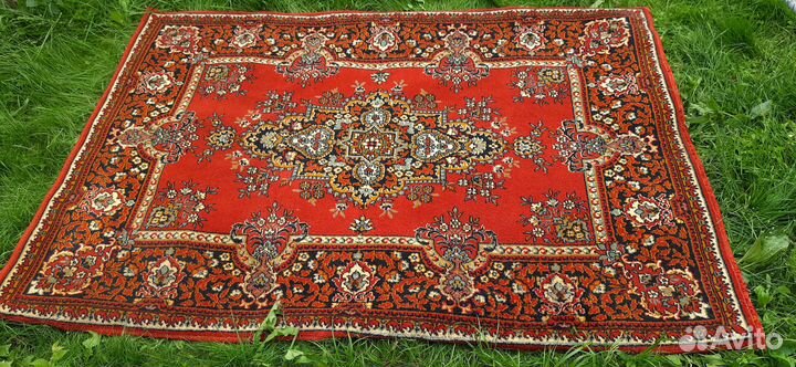 Винтажный Ковер СССР 136*200, шерстяной со стены