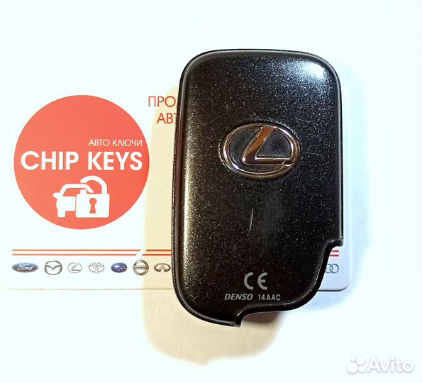 Ключ зажигания Lexus IS / GS ES LS / denso 14AAC