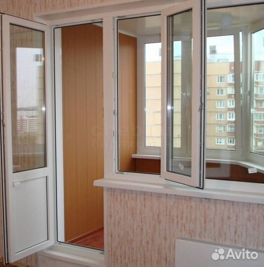 Выход на балкон теплый